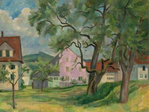 AMREIN ROBERT 1896-1945,Pink House,Auctionata DE 2014-01-24