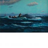 AMUNDSEN Hjalmar 1911-2001,Whaling Scene,William Doyle US 2012-12-05