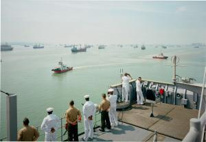 AN MY LE 1960,Manning the Rail, USS Tortuga, Java Sea,2014,Phillips, De Pury & Luxembourg 2023-10-11