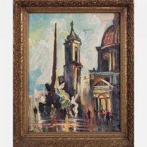 ANCEL 1900-1900,Florence City Scene,Gray's Auctioneers US 2016-01-27