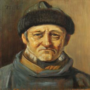 ANCHER Michael 1849-1927,A fisherman's portrait,Bruun Rasmussen DK 2013-10-28