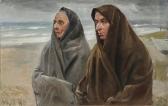 ANCHER Michael,Two fisherwovies wearing scarves on the beach,1912,Bruun Rasmussen 2025-05-12