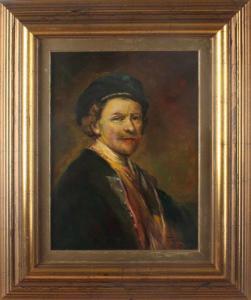 ANCONA Ton,Rembrandt portrait,Twents Veilinghuis NL 2017-04-14