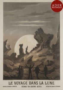 ANCOURT Edouard 1841,Le Voyage dans la lune,Ader FR 2017-05-11