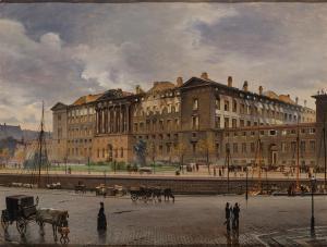 ANDERSEN Carl Christian 1849-1906,Christiansborg Palace After the Fire,1884,Sotheby's GB 2023-01-31