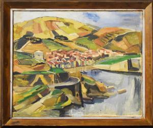 ANDERSEN Johan Vilhelm 1892-1971,Hafenstadt,Scheublein Art & Auktionen DE 2024-02-02