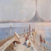 ANDERSEN Julius 1857-1924,Italian coastal scenery with women,Bruun Rasmussen DK 2016-08-22
