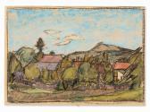 ANDERSEN Robin Christian 1890-1969,Village Landscape,1917,Auctionata DE 2015-05-19