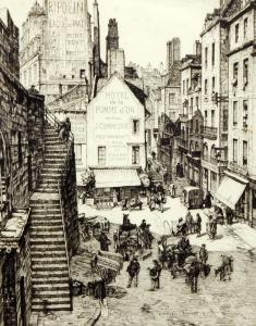 ANDERSON Alfred Charles Stanley 1884-1966,A busy French Street,Bonhams GB 2013-08-13