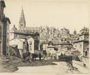 ANDERSON Alfred Charles Stanley 1884-1966,Toledo Cathedral,Great Western GB 2023-08-23