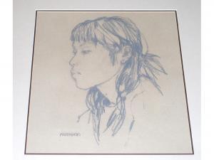 ANDERSON Anne 1900-1900,Yukari, Portrait head,Great Western GB 2019-04-06