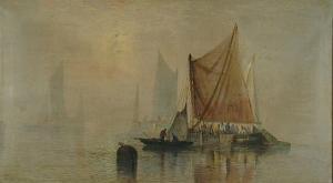 ANDERSON Charles Webster 1911,fishing boats in the morning mist,Bonhams GB 2003-12-01