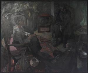ANDERSON Clayton 1964,Living room scene,Kamelot Auctions US 2016-03-22