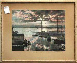 ANDERSON Clyde,Sunrise on Great Salt Lake,Clars Auction Gallery US 2009-01-10