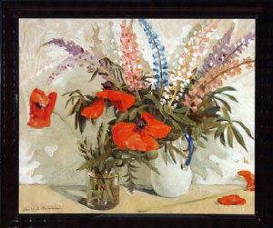 ANDERSON David R 1900-1900,Lupins and Poppies,Anderson & Garland GB 2008-09-02