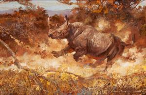 ANDERSON Dennis P 1940-2005,Rhino,Hindman US 2022-05-19