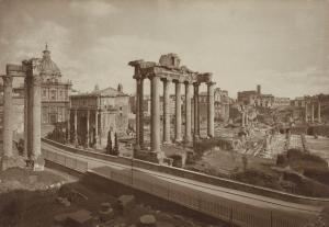 ANDERSON Domenico 1854-1939,View of the Forum Romanum,1906,Galerie Bassenge DE 2020-06-10