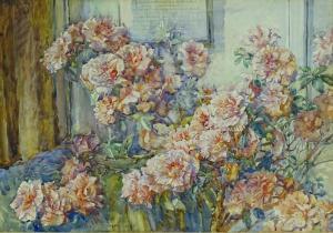 Anderson George Lillie,flower study,1929,Burstow and Hewett GB 2018-02-22