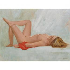 ANDERSON Gunnar 1927-2022,Reclining Nude,Clars Auction Gallery US 2023-08-11