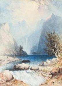 ANDERSON J.W., Captain 1800-1800,BELOW A HIGHLAND WATERFALL,McTear's GB 2012-03-27