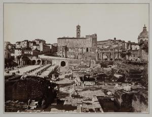 ANDERSON James & Domenico,Roma. Veduta del Foro verso il Campidoglio,1875-1880,Gonnelli 2022-12-01