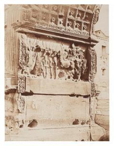 ANDERSON James Isaac Atkinson 1813-1877,Roma. Arco di Tito. Bassorilievo con la ,1854-1855,Gonnelli 2022-12-01