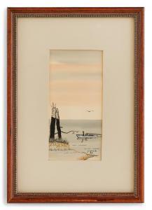 ANDERSON James Mcconnell,Boating, Mississippi Gulf Coast,1986,New Orleans Auction 2023-04-22