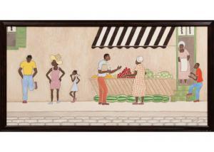 ANDERSON James Mcconnell 1907-1998,Market,1991,Neal Auction Company US 2023-09-08