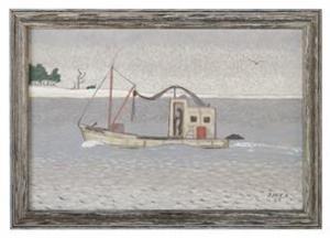 ANDERSON James Mcconnell 1907-1998,Shrimp Boat,1969,New Orleans Auction US 2021-11-18