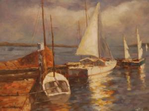 ANDERSON Jerry 1900-1900,sail boats,Wellers Auctioneers GB 2009-04-18