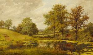 ANDERSON John MacVicar 1835-1915,A Pool near Coventry,Van Ham DE 2020-01-29