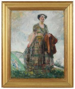 ANDERSON Karl J 1874-1956,On the Hill,Brunk Auctions US 2018-11-17