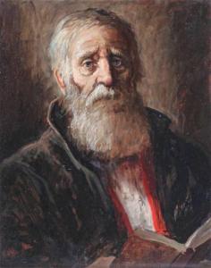 ANDERSON Robert L. 1900-1900,PORTRAIT OF AN ELDERLY MAN,1984,Garth's US 2022-04-10