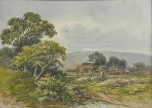 ANDERSON Robert 1842-1885,Mowing the Meadow,Mellors & Kirk GB 2024-01-09