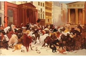 ANDERSON RON,New York Stock Exchange, Bulls and Bears,Simpson Galleries US 2015-11-07