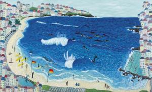 ANDERSON SUE 1962,Windy Day Bondi,2010,Menzies Art Brands AU 2014-09-24