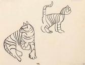 ANDERSON Walter Inglis 1903-1965,Two Cats,Neal Auction Company US 2005-12-03