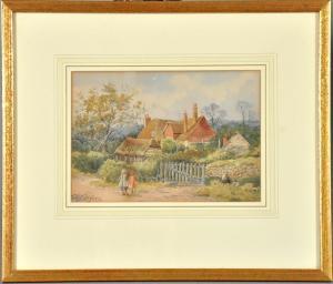 ANDERSON Will 1880-1895,By the garden gate,Tring Market Auctions GB 2015-05-01