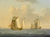 ANDERSON William 1757-1837,Dutch hoys servicing a merchantman offshore,1815,Bonhams GB 2008-09-16