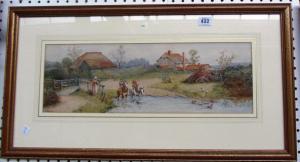ANDERSON William 1880-1915,Horses watering at a ford,Bellmans Fine Art Auctioneers GB 2014-11-05