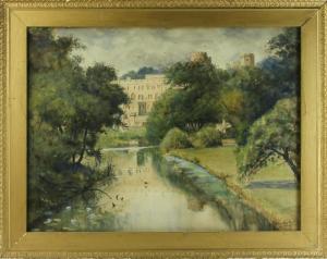 ANDERSON William Livingstone 1856-1893,landscape with castle,Kaminski & Co. US 2019-08-18