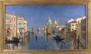 ANDERSON William Livingstone 1856-1893,Venetian canal scene,Eldred's US 2018-08-03