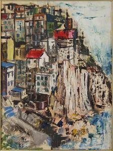 ANDERSSON Fred 1921-1989,Anderson  Cliff Village,Susanin's US 2017-01-18