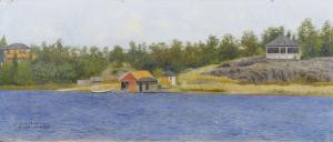 ANDERSSON Kalle 1853-1942,Grisslehamn,1930,Stadsauktion Frihamnen SE 2011-01-25
