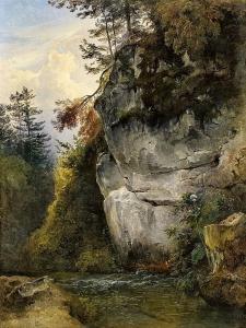 ANDORFF Friedrich August 1818-1875,Rock Formation by a Stream,1987,Lempertz DE 2017-05-20