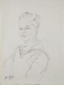 ANDRADE Athene 1908-1975,Portrait studies from WWII,Rosebery's GB 2022-05-05