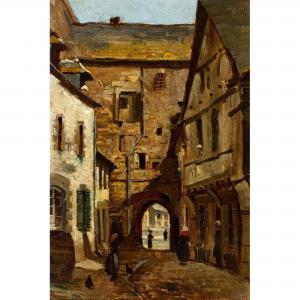 ANDRE Charles Hippolyte 1850-1915,La rue,Dobiaschofsky CH 2018-11-09