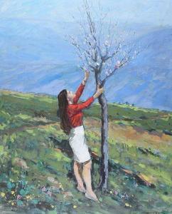 ANDREADES Antonis,THE ALMOND TREE,Ross's Auctioneers and values IE 2019-03-13