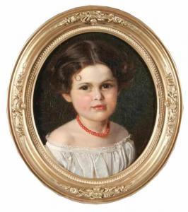 ANDREAE Carl 1823-1904,Mädchenportrait,Walldorf DE 2019-12-14
