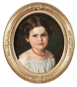 ANDREAE Carl 1823-1904,Mädchenportrait,Walldorf DE 2020-06-25